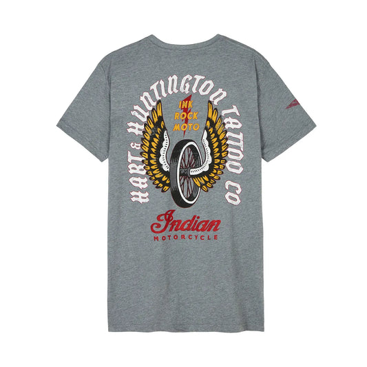 IMC X HH Winged Wheel T-shirt, Gray